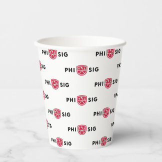 Phi Sigma Kappa Logo Paper Cups