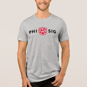 Phi Sigma Kappa Logo Tri-Blend Shirt