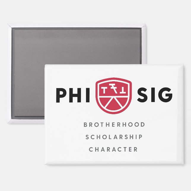 Phi Sigma Kappa Principles Magnet (Front/Back)