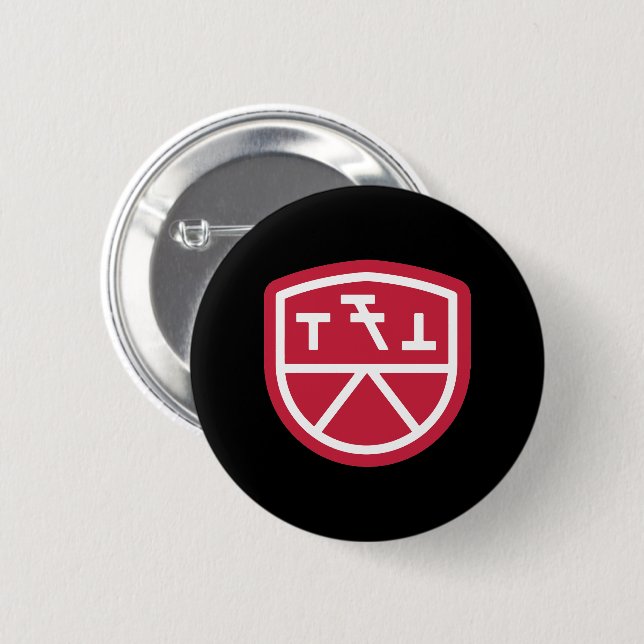 Phi Sigma Kappa Shield 6 Cm Round Badge (Front & Back)