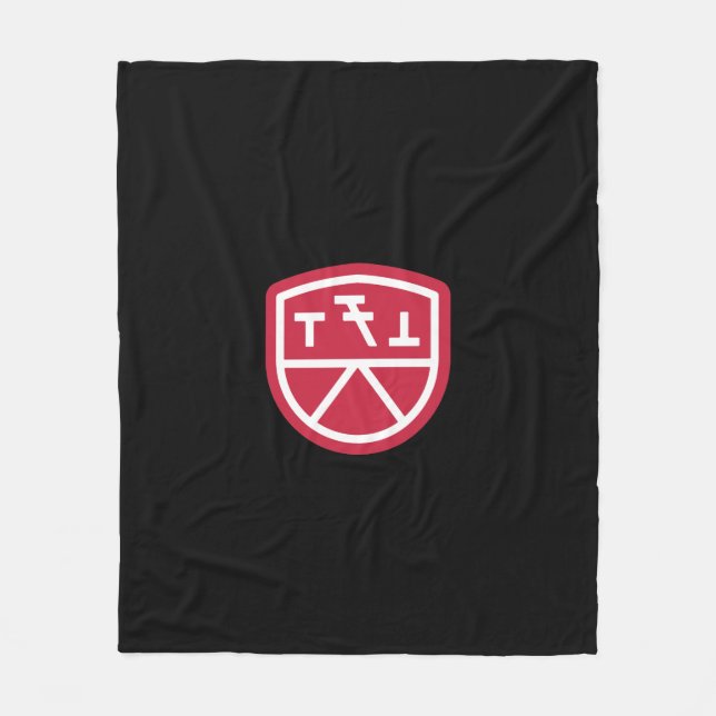 Phi Sigma Kappa Shield Fleece Blanket (Front)