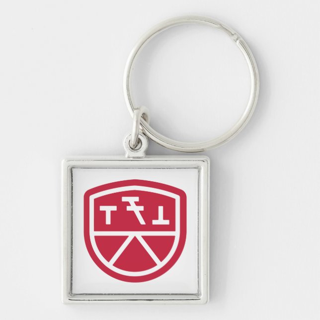 Phi Sigma Kappa Shield Key Ring (Front)