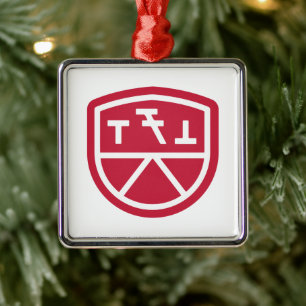 Phi Sigma Kappa Shield Metal Ornament