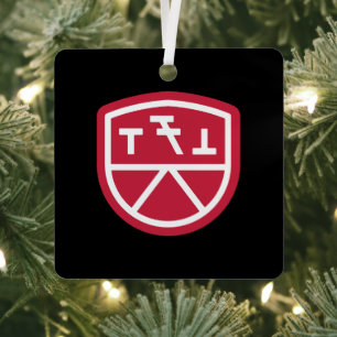 Phi Sigma Kappa Shield Metal Tree Decoration