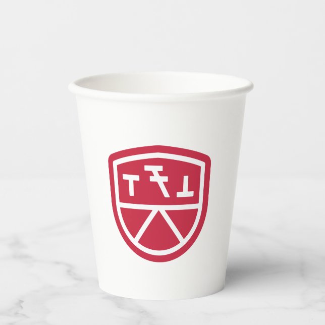 Phi Sigma Kappa Shield Paper Cups (Front)