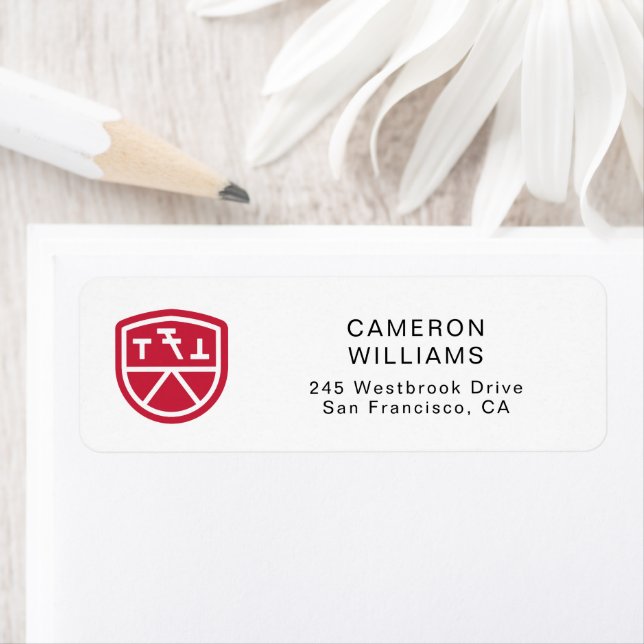 Phi Sigma Kappa Shield Return Address Label (Insitu)