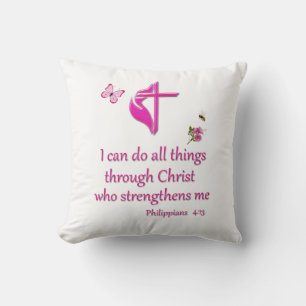 Phiilipeans 4:16 cushion