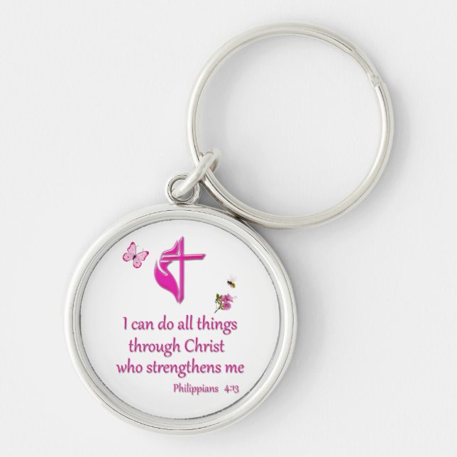 Phiilipeans 4:16  key ring (Front)