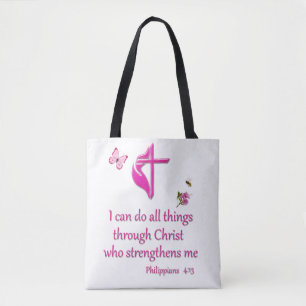 Phiilipeans 4:16 tote bag
