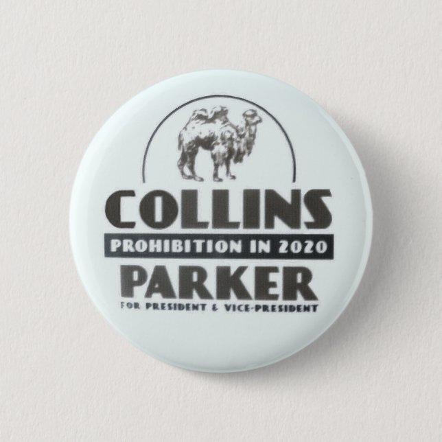 Phil Collins for President 2020 6 Cm Round Badge (Front)