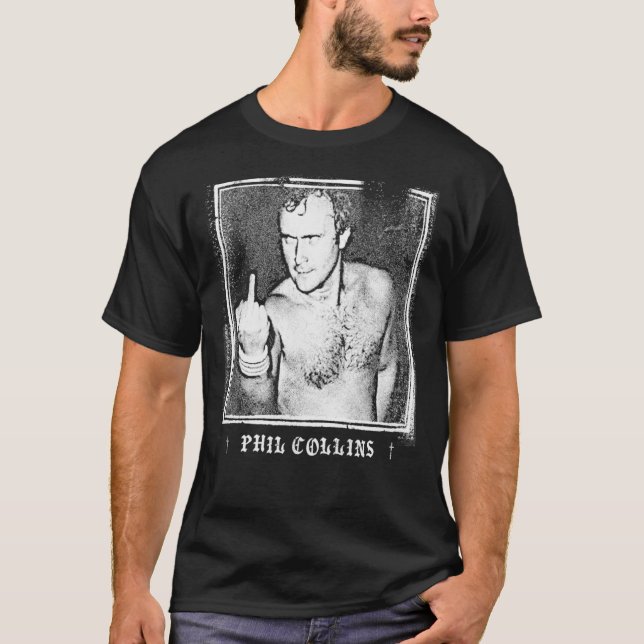 Phil Collins T-ShirtPhil Collins __ Punksthetic Fa T-Shirt (Front)