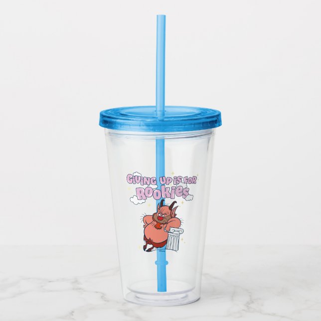 Phil - Giving Up is for Rookies Acrylic Tumbler (Front)