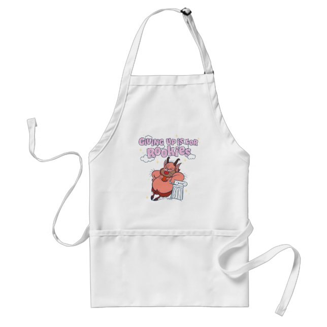 Phil - Giving Up is for Rookies Adult Apron (Front)