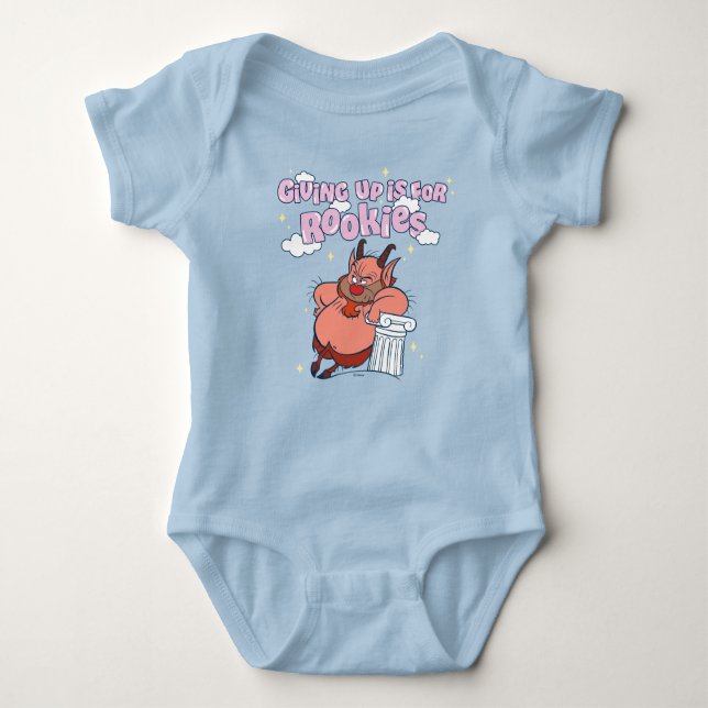 Phil - Giving Up is for Rookies Baby Bodysuit (Front)