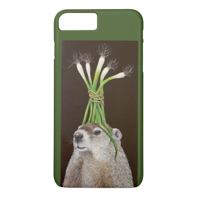 Phil the groundhog iPhone case (Back)