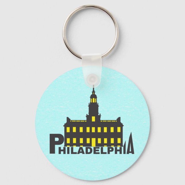 Philadelphia 1 key ring (Front)