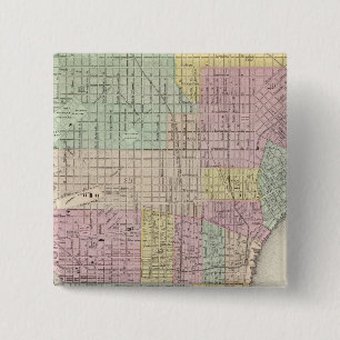 Philadelphia 2 15 cm square badge