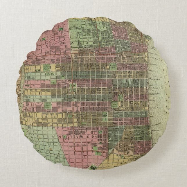 Philadelphia 4 round cushion (Front)