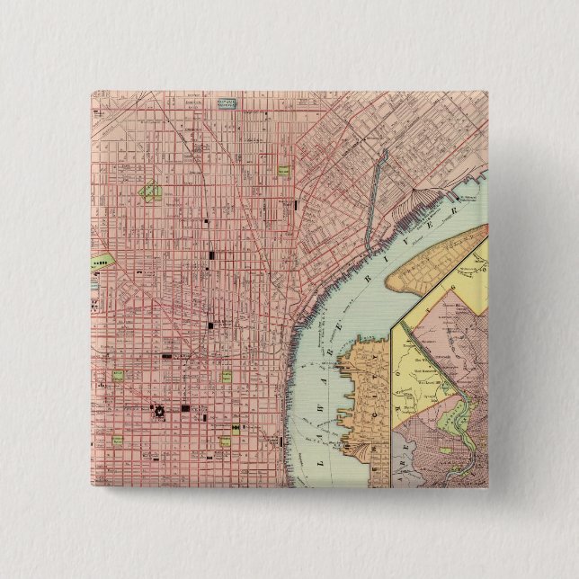 Philadelphia 5 15 cm square badge (Front)