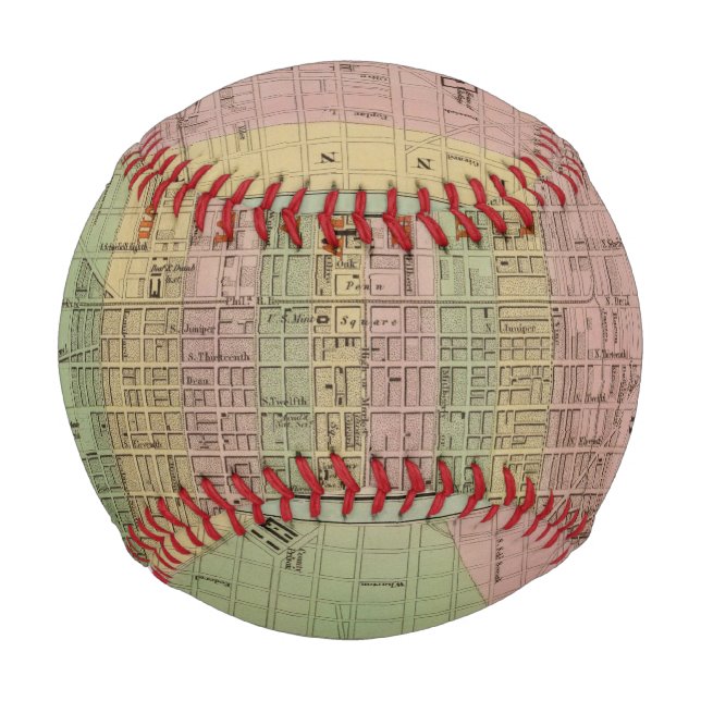 Philadelphia 6 baseball (Front)