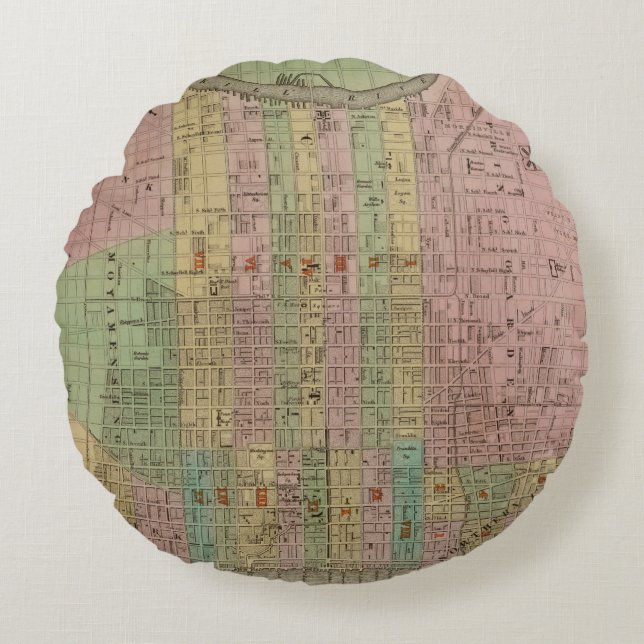 Philadelphia 6 round cushion (Front)