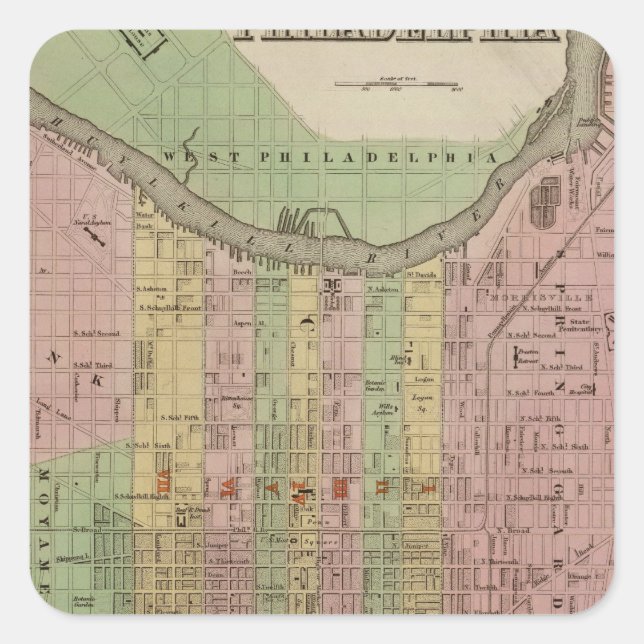 Philadelphia 6 square sticker (Front)