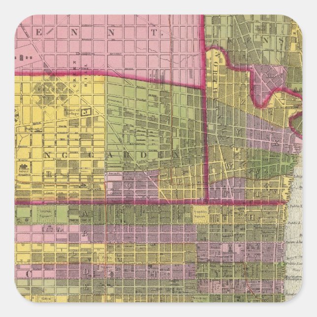 Philadelphia 7 square sticker (Front)