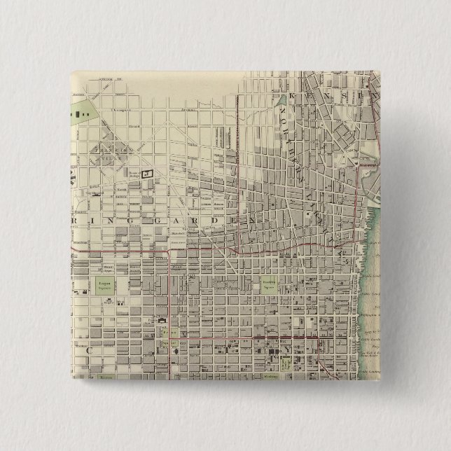 Philadelphia 8 15 cm square badge (Front)