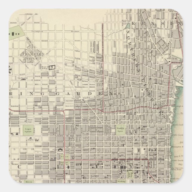 Philadelphia 8 square sticker (Front)