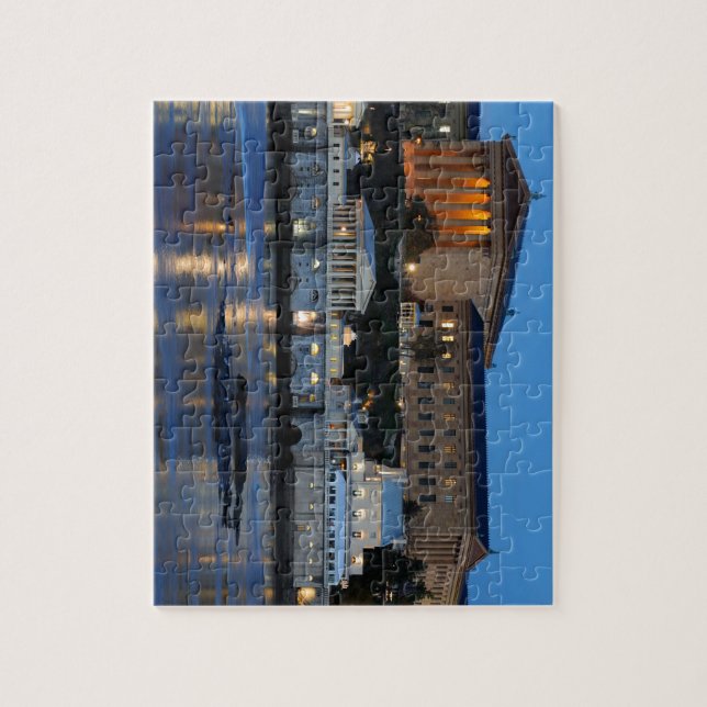 Philadelphia Art Museum and Fairmount Water Works Jigsaw Puzzle (Vertical)