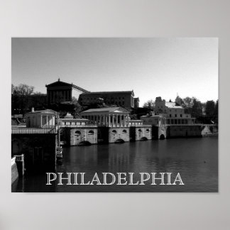 Philadelphia Art Museum and Water Works Poster
