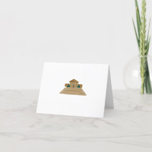 Philadelphia Art Museum w/Rocky Statue Notecard