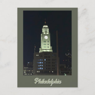Philadelphia at Night Postcard