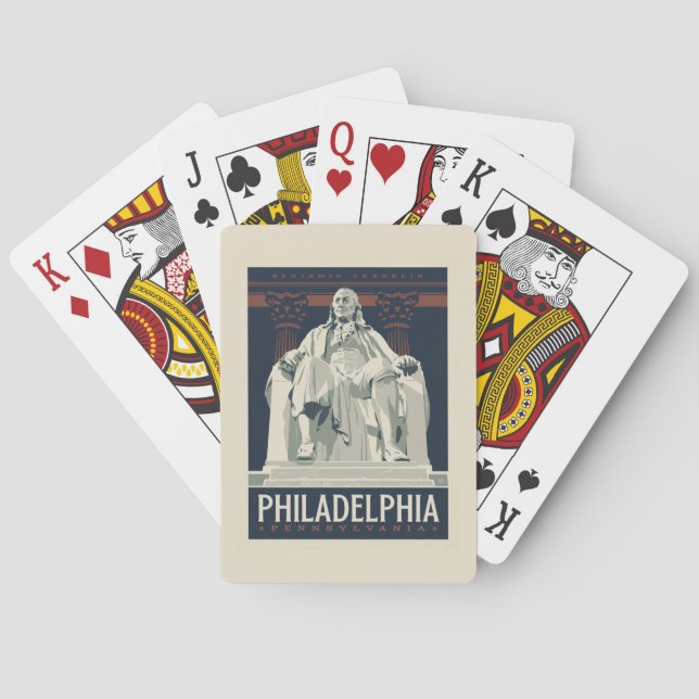 Philadelphia | Benjamin Franklin Institute Playing Cards (Back)