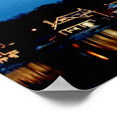 Philadelphia - Boat House Row nightlight panoramic Poster (Corner)