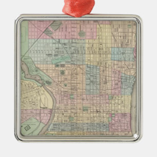 Philadelphia, Camden Metal Ornament