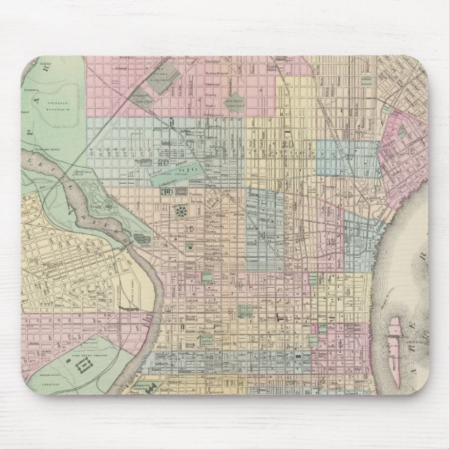 Philadelphia, Camden Mouse Pad (Front)