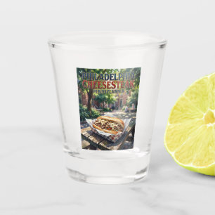 Philadelphia Cheesesteak Pennsylvania Shot Glass