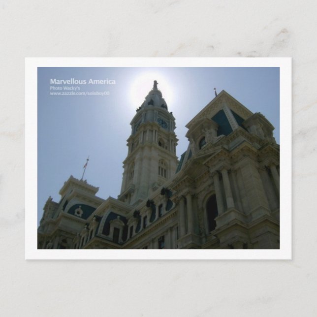 Philadelphia City Hall Postcard (Front)
