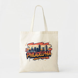 Philadelphia City Pennsylvania USA skyline Tote Bag