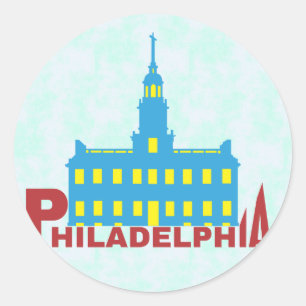 Philadelphia Classic Round Sticker