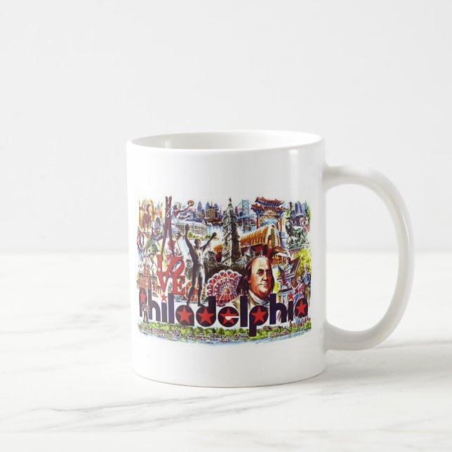 Philadelphia Collage Coffee Mug (Right)