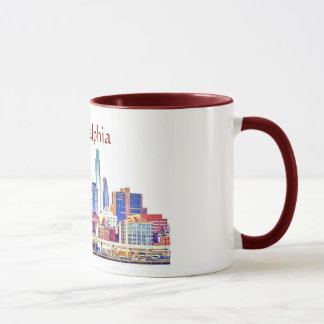 Philadelphia Colour Sketch Mug