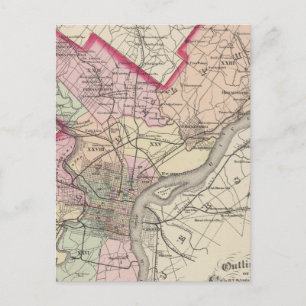 Philadelphia County, City Postcard