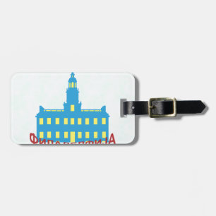 Philadelphia cyrillic luggage tag