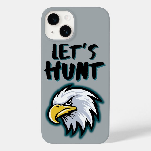 Philadelphia Eagles LET'S HUNT iPhone Case (Back)