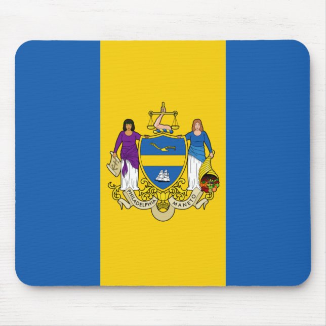 Philadelphia Flag Mouse Pad (Front)