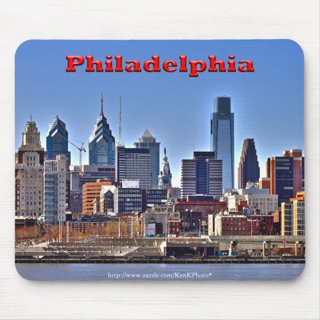Philadelphia "HDR"Skyline Mousepad (Front)