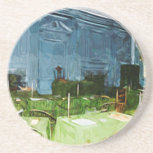 Philadelphia Independence Hall Abstract Coaster