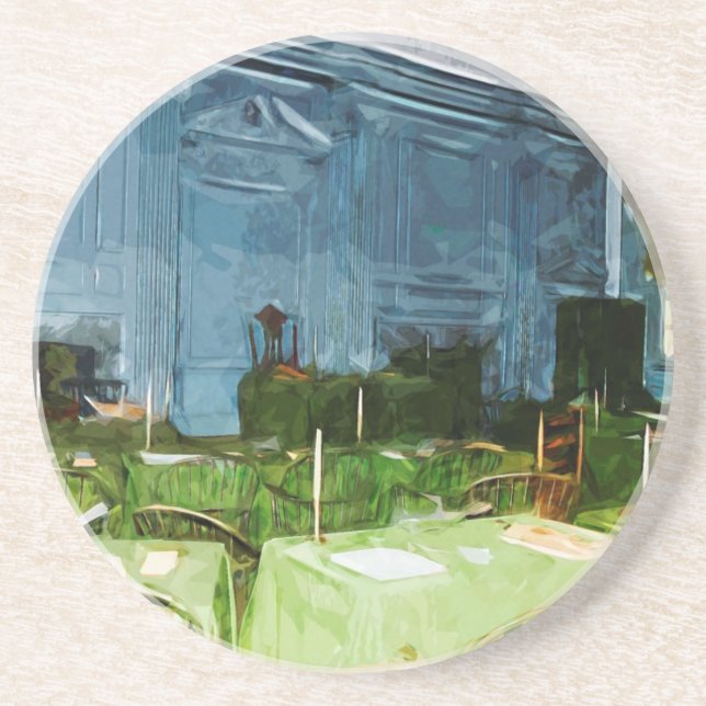 Philadelphia Independence Hall Abstract Coaster (Front)